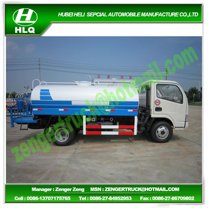 5 ton Sprinkler Truck, 5000 L Water Tanker