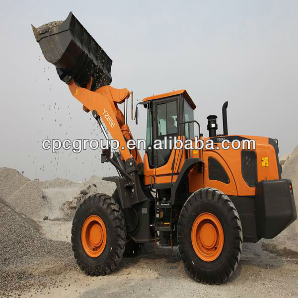 5 ton wheel loader YZ656 heavy machinery wheel loader price list wheel loader zl50