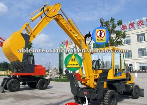 5 tons Hydraulic wheel excavator