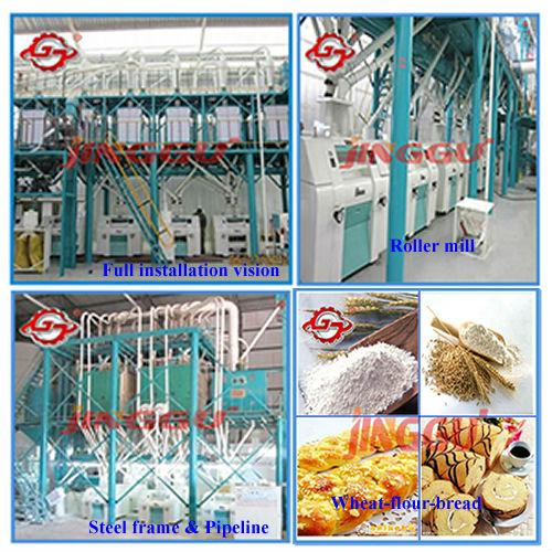 50-100tons Wheat flour mill equipment price