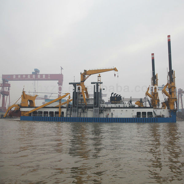 5000 CBM non-self propelled electric cutter suction dredger sale