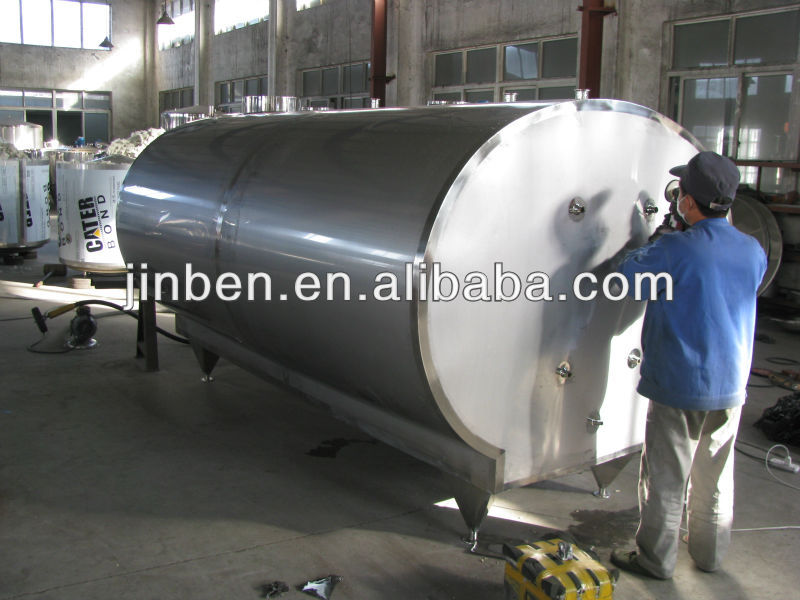 5000L horizontal milk transport tank