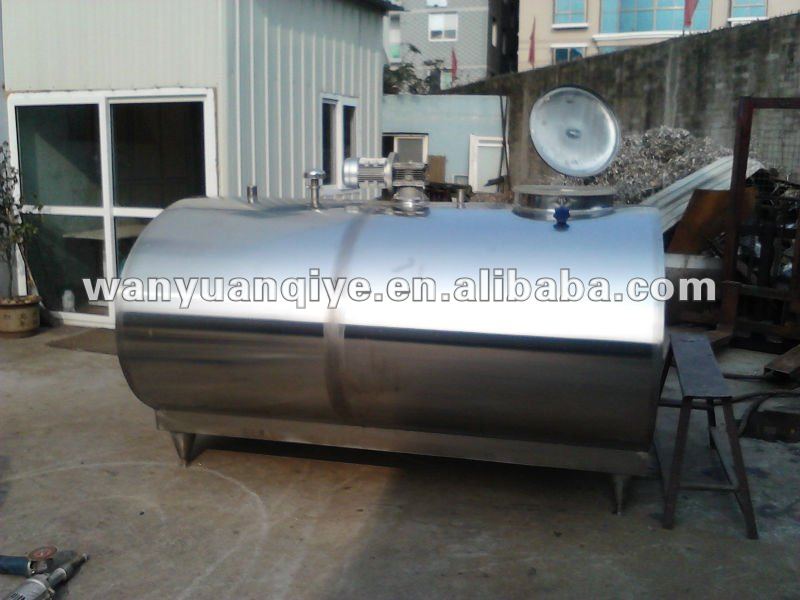 5000Liter Horizontal milk cooling tank