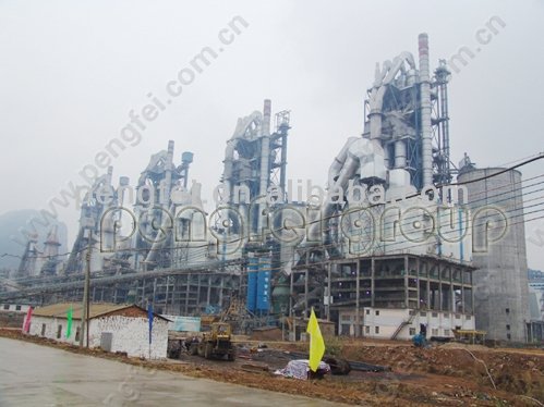 5000tpd cement production line by Jiangsu Pengfei Group