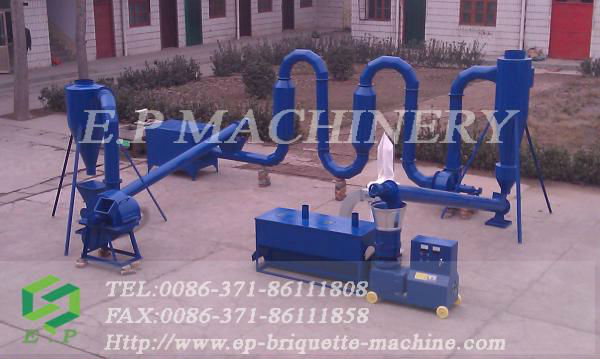 500kg/h wood pellet line hot selling in European countries