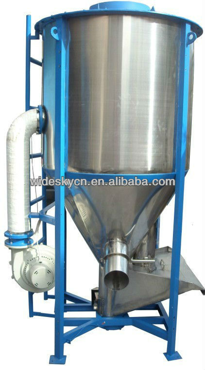 500KG VERTICAL PLASTIC COLOR MIXIER WITH HEATING LSHH-300