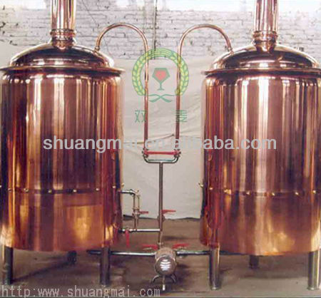 500L/D industrial beer brewing equipment