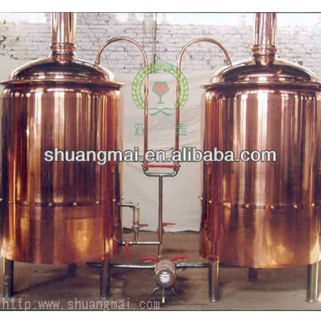 500L red copper beer brewing equipment