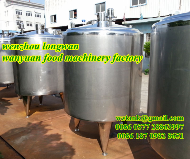 500L stainless steel mixing tank 36rpm mixing speed