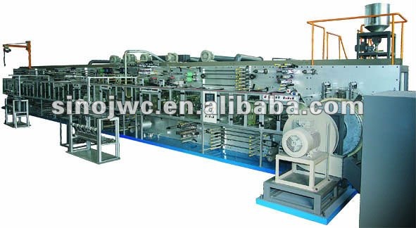 550 pieces/Min full Servo Pampers Diaper Machine