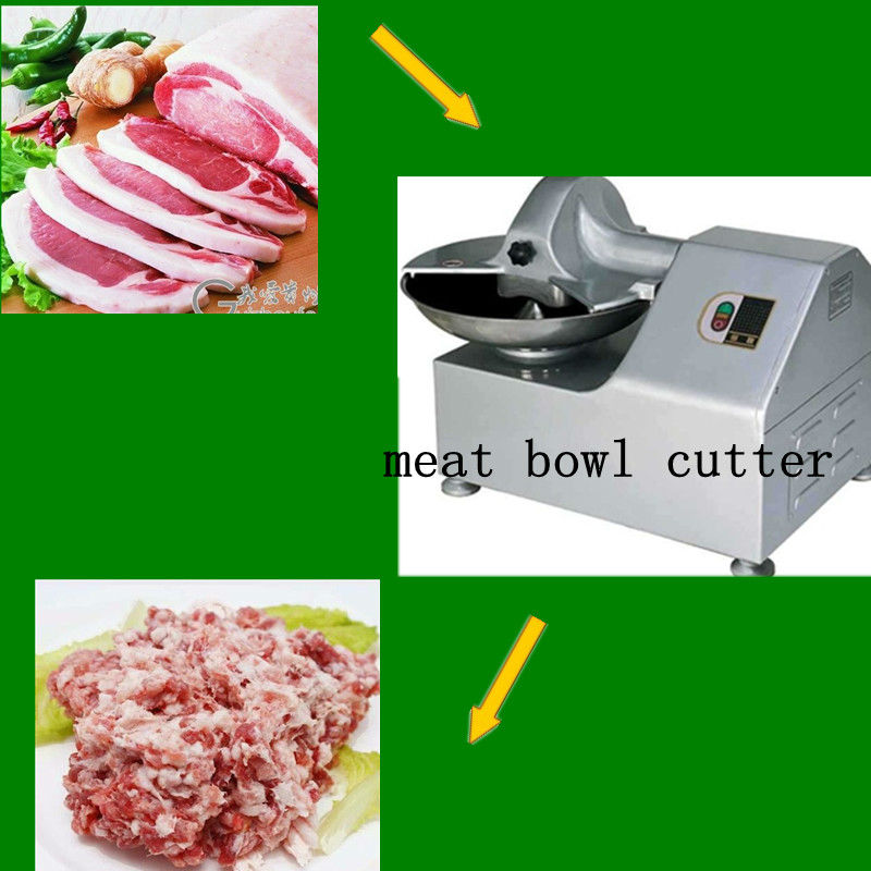 5L meat bowl cutter/electric meat cutter