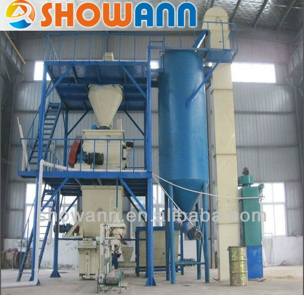 5T simplified dry mix motar production line