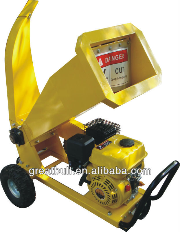 6.5hp gasoline HSS chipping Knives chipper shredder