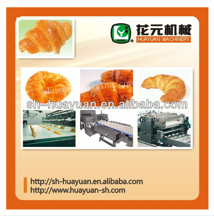 6-7 T/day automatic croissant making machine