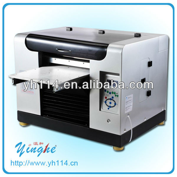 6 color digital flatbed t-shirt printer