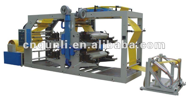 6 color flexographic printing machine for pp woven fabric