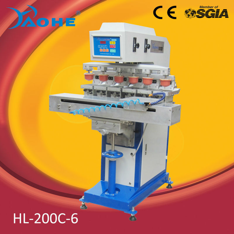 Two Color Pad Printing Machine with Shuttle