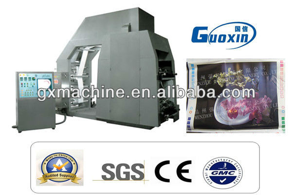 6 colors plastic bag printing machine price