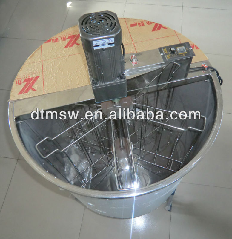 6 frames stainless steel electrical honey extractor