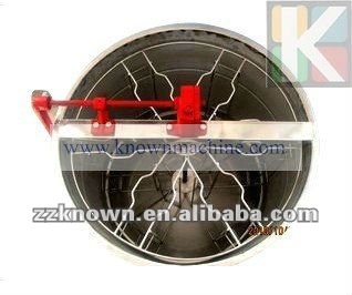 6 frames stainless steel manual honey extractor for beekeeping