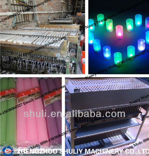 6 raws 204 moulds Wax candle machine/candle making machine//0086-15838060327