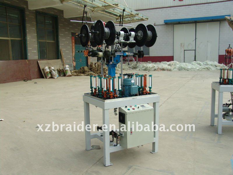 6 spindles machine for braiding fishing line