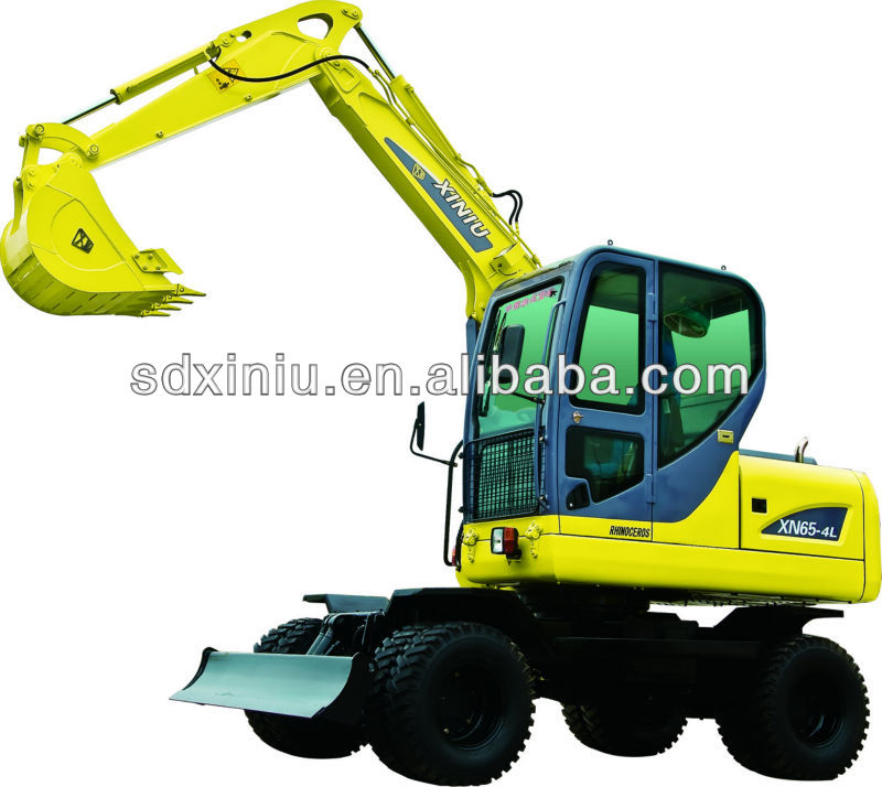 6 ton wheel excavators