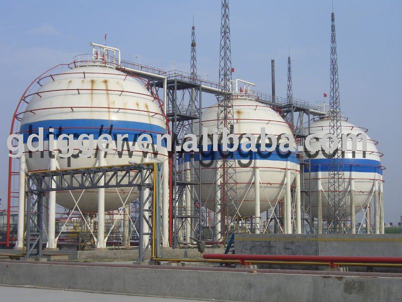 6000M3 LPG Liquefied Petroleum Gas Spherical Tank