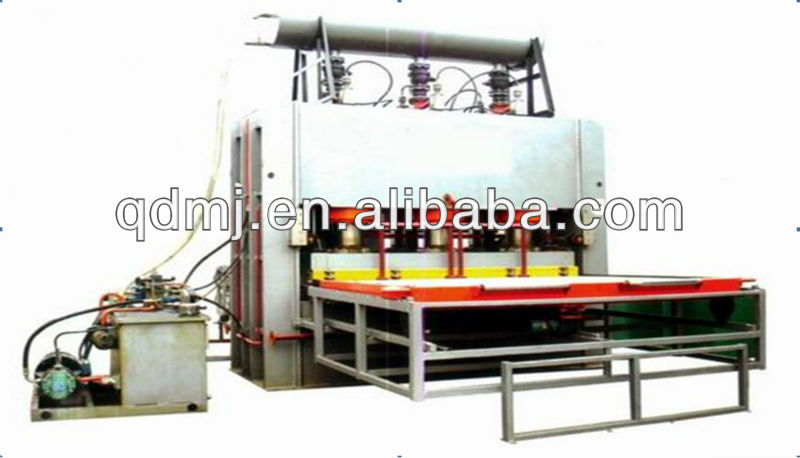 600T 4*8 Feet short cycle laminating hot press machine