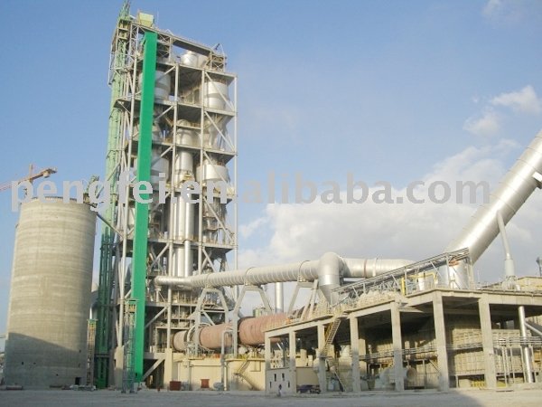 600t/d rotary kiln clinker cement production line cement machinery