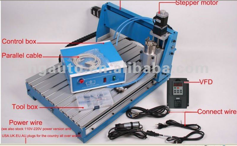 6040 Z+S CNC Router machine with water cooled spindle