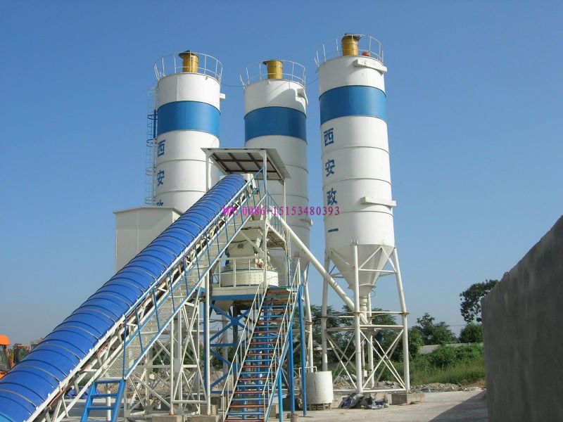 60m3/h (HZS60) full automatic concrete batching plant designed for Uruguay