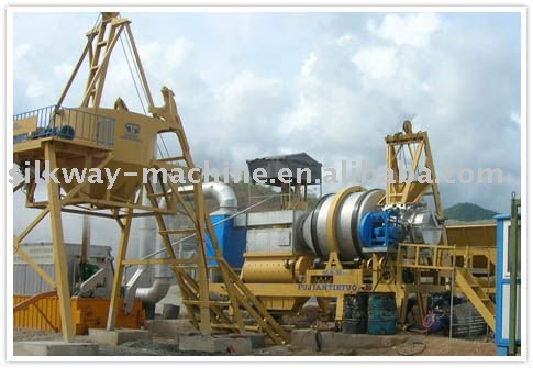 60ton Mobile Asphalt Batching Plant