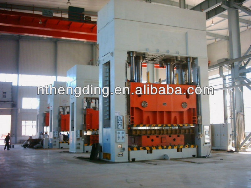 62.5KW Y28 - 630 / 1030 10300KN Double action hydraulic power press for large-scale stretch mold