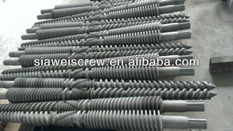 65/125 80/156 conical twin screw barrel