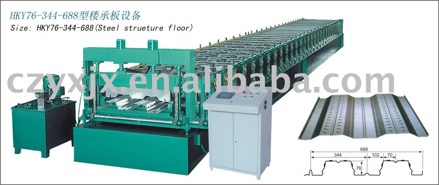 688 decking machine,roll forming machine,720 floor deck forming machine