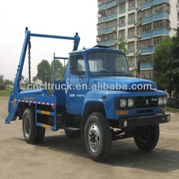 6cbm Dongfeng 140 swing arm garbage truck