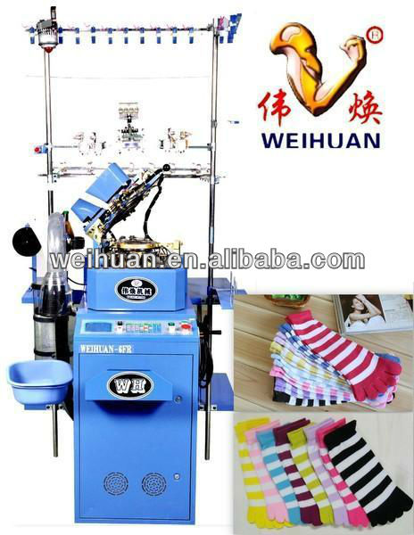 6F automatic single cylinder sock machine for knitting five-toe socks(3.5 inch)(WH-6F-A4)