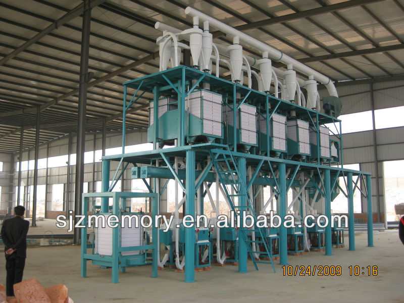 6FYDT-60 maize flour mill plant