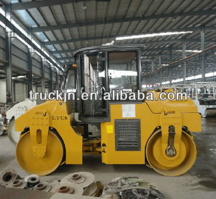 6T Double Steel-wheeled Vibratory Road Roller LTC6