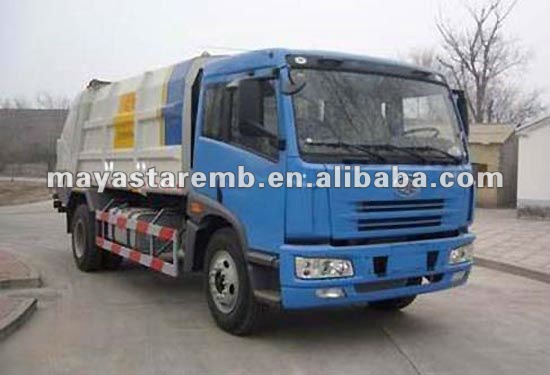 6t Jiefang single bridge compression type Garbage Truck