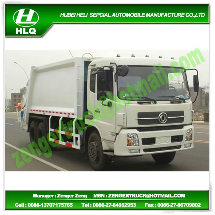 6X4 Garbage compact truck / Refusse Compactor / Press Trash Truck