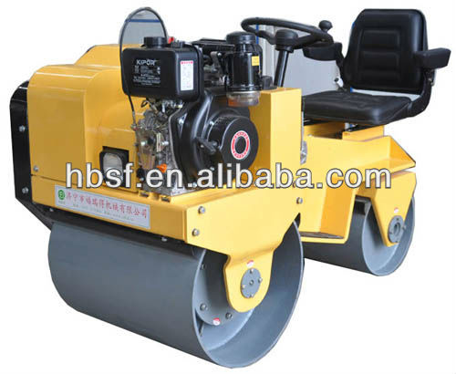 700mm double drum road roller