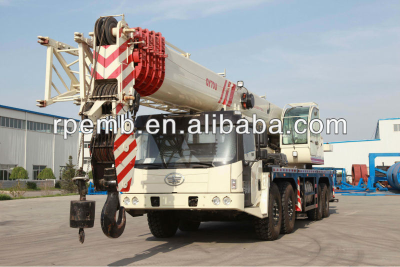 70Tons truck with crane (M5485JQZ70U-QY70U)/hydraulic cranes truck