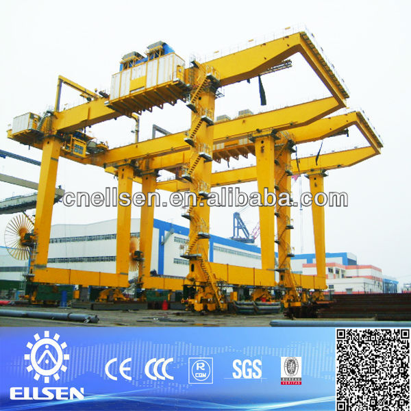 75T MG type Double-girder shipyard Gantry Crane