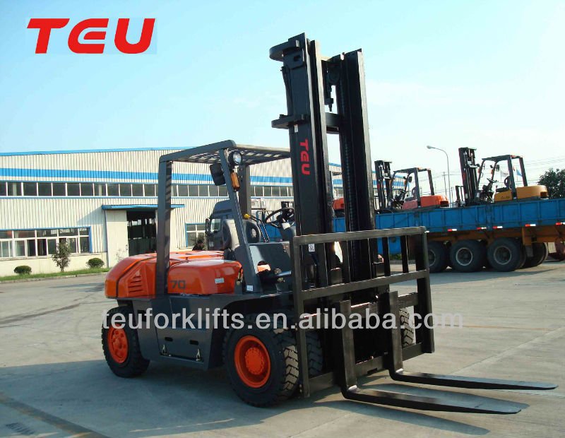 7tons diesel hydraulic forklift truck