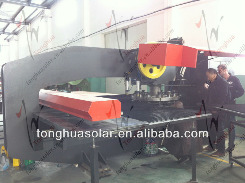 8/12/24/32 Station CNC Turret Punching Machine, Punch/Power Press For Solar Water Heater Production Line