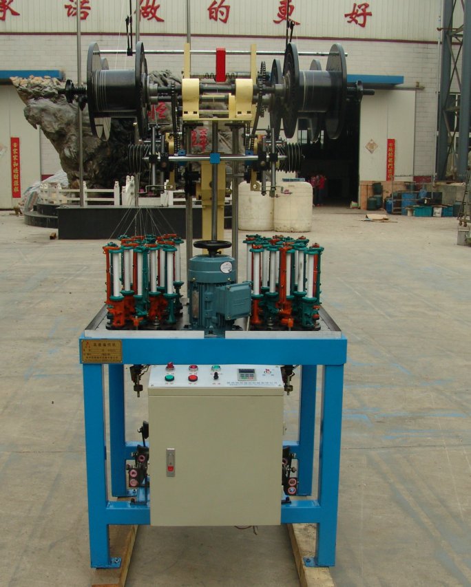 8 carriers drawstring braiding machine