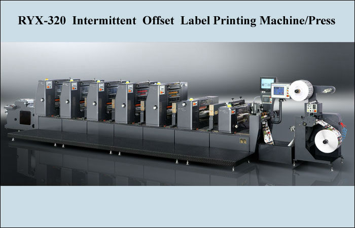 8 color high speed intermittent offset label printing machine/press