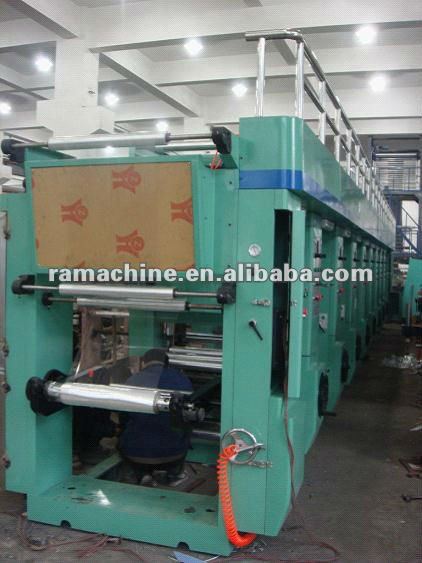 8 color Rotogravure Printing Machine